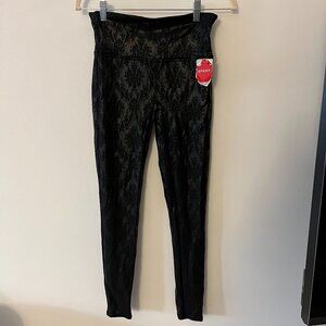 NWT Spanx Faux Leather Leggings Sz M